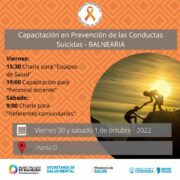 Lee más sobre el artículo Capacitación en Prevención de las conductas suicidas