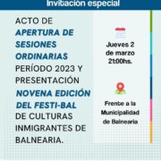 Lee más sobre el artículo Acto de Apertura de Sesiones Ordinarias. Periodo 2023