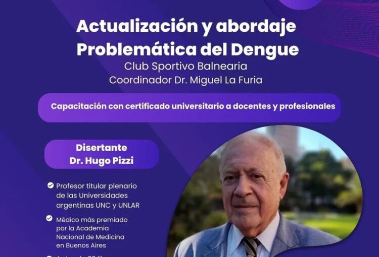 Lee más sobre el artículo El prestigioso doctor Hugo Pizzi disertará sobre dengue