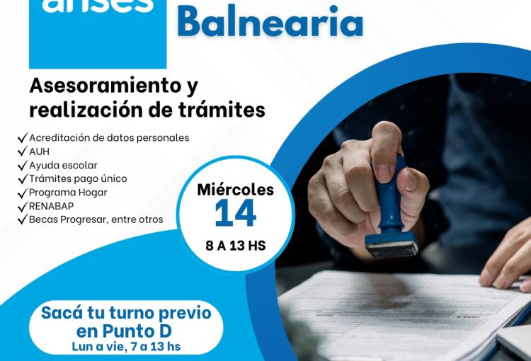 Lee más sobre el artículo Anses en Balnearia: Gestioná y Evacuá dudas