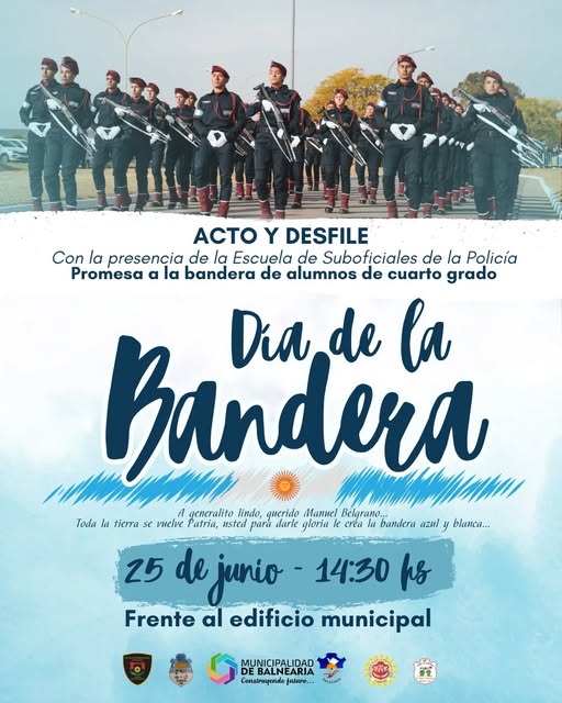En este momento estás viendo Acto oficial por el Día de la Bandera con un gran desfile
