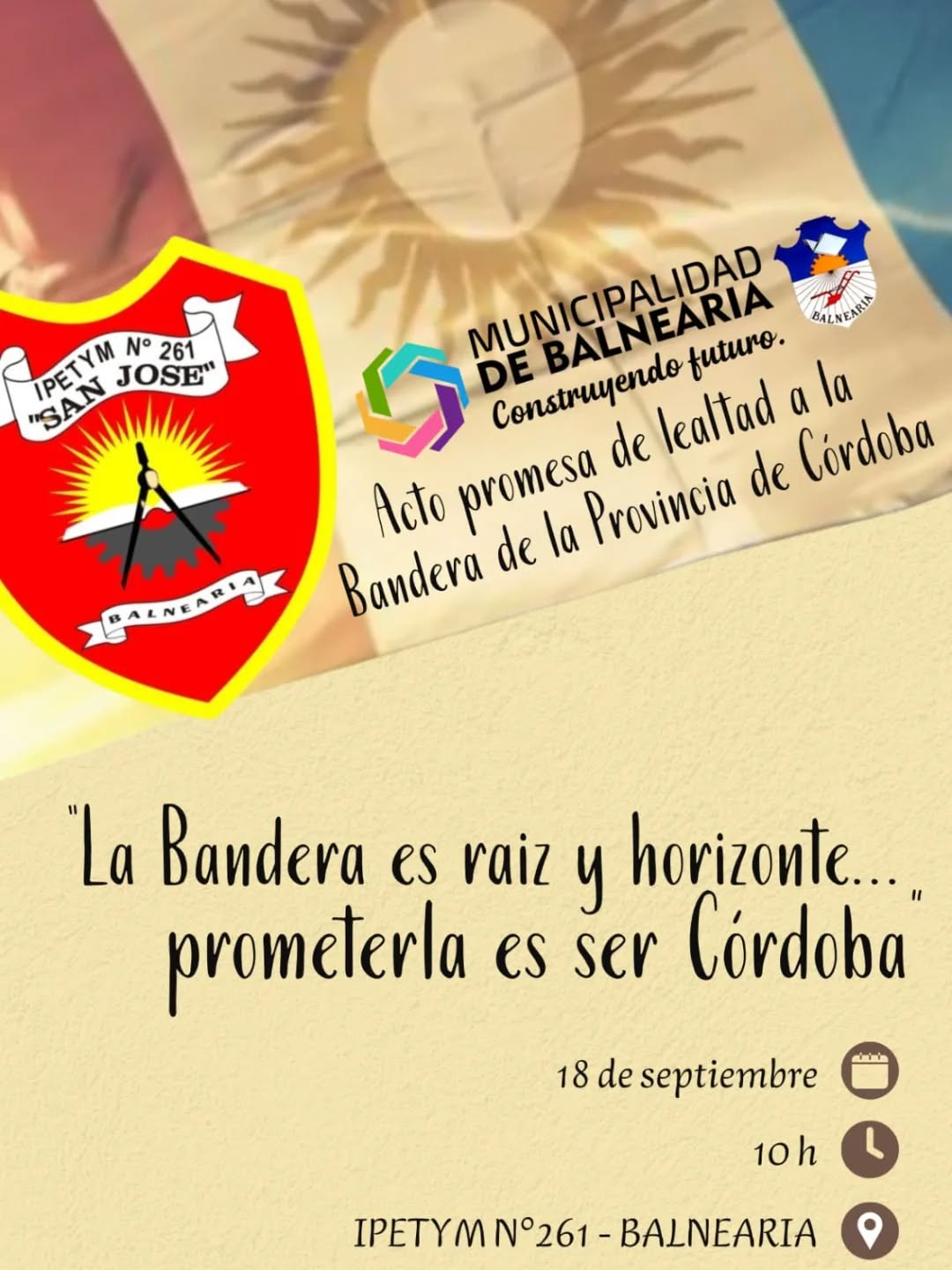 En este momento estás viendo Acto Promesa de Lealtad a la Bandera de la Provincia de Córdoba