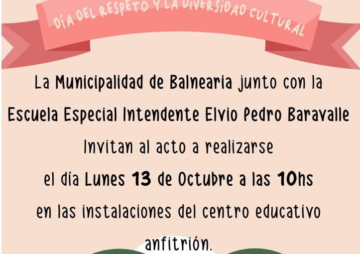 Lee más sobre el artículo Acto por el Día de la Diversidad Cultural