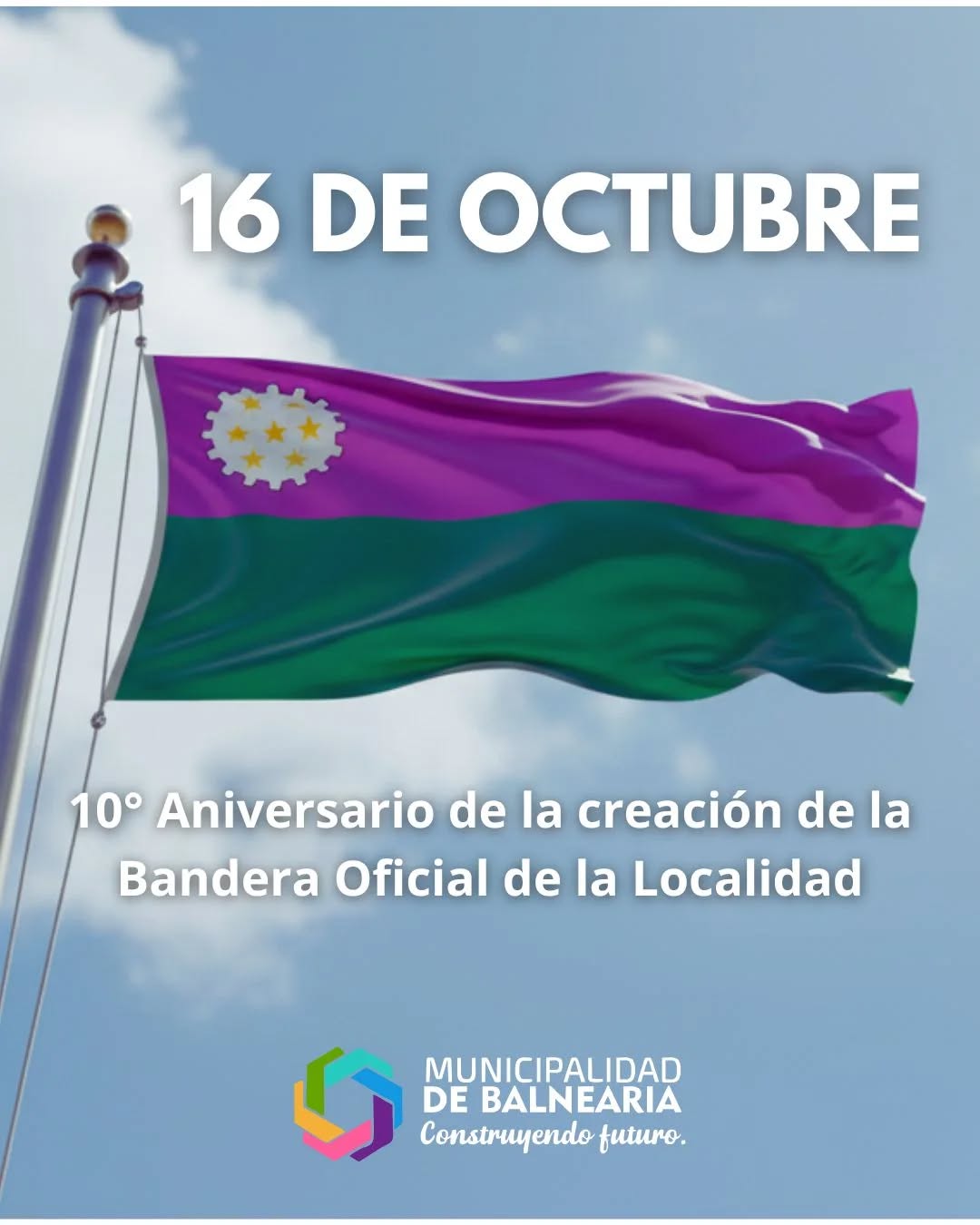 En este momento estás viendo Hoy celebramos a la Bandera de Balnearia