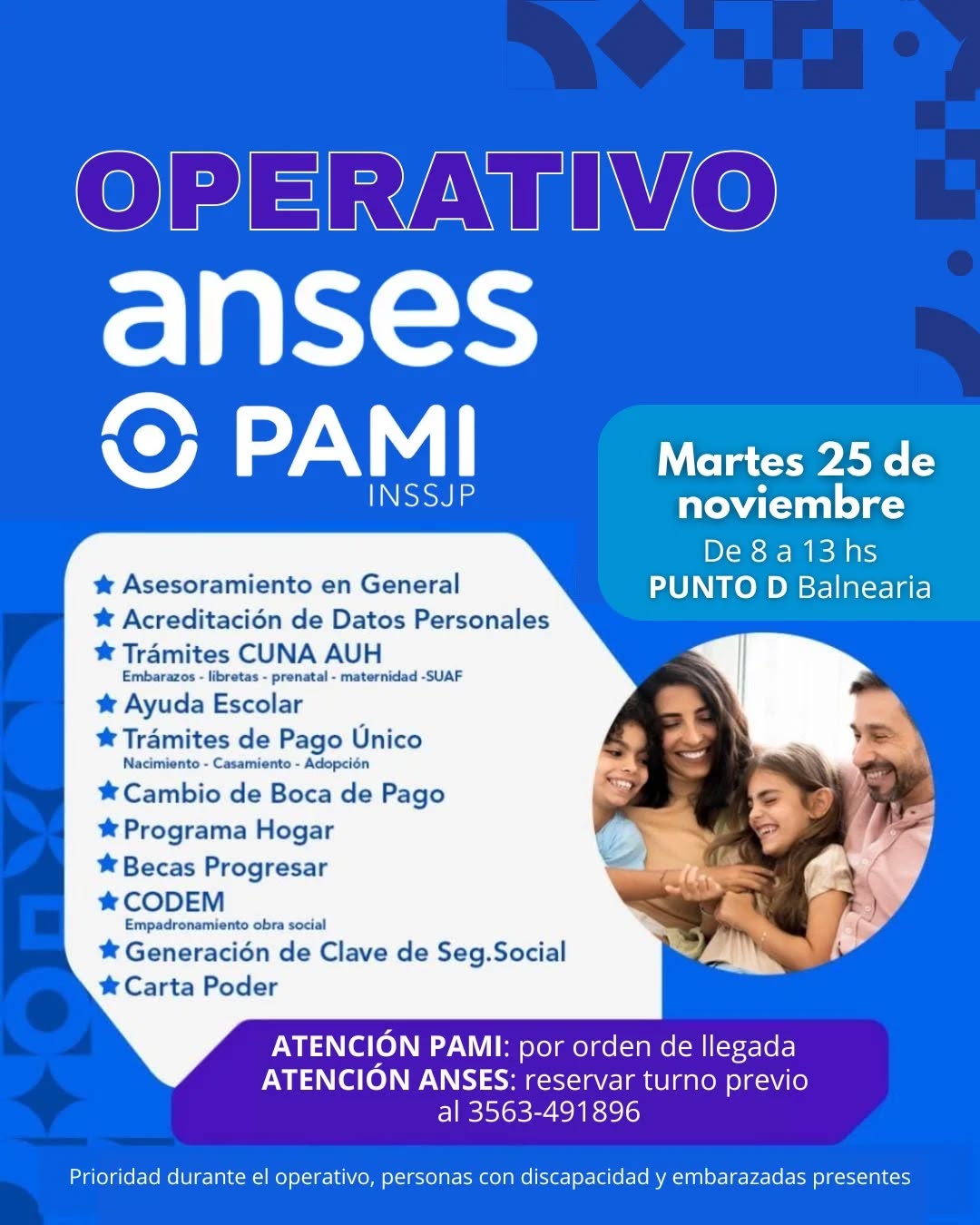 En este momento estás viendo Nuevo operativo de Anses y Pami en Balnearia