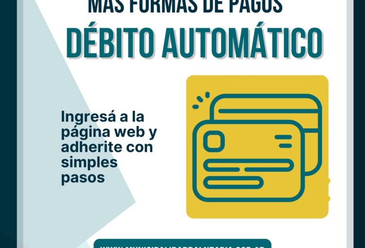 Lee más sobre el artículo Nueva opción de pago: débito automático para tasas municipales