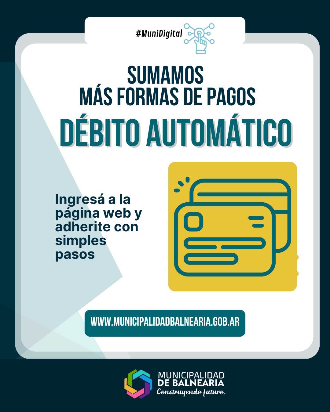 En este momento estás viendo Nueva opción de pago: débito automático para tasas municipales