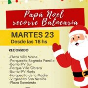 Lee más sobre el artículo Papá Noel llegará a la localidad