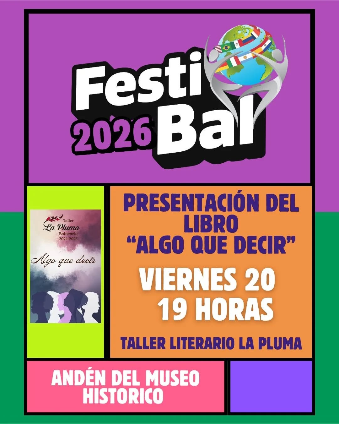 En este momento estás viendo Presentación del libro “Algo que decir”, otra propuesta para agenda