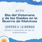 Lee más sobre el artículo Acto por el Día del Veterano y los caídos de Malvinas