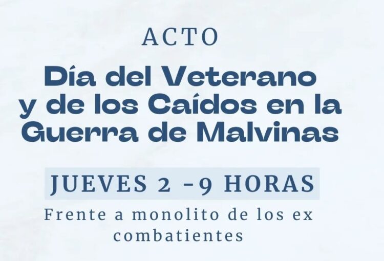 Lee más sobre el artículo Acto por el Día del Veterano y los caídos de Malvinas