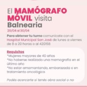 Lee más sobre el artículo El Mamógrafo Móvil llega a Balnearia